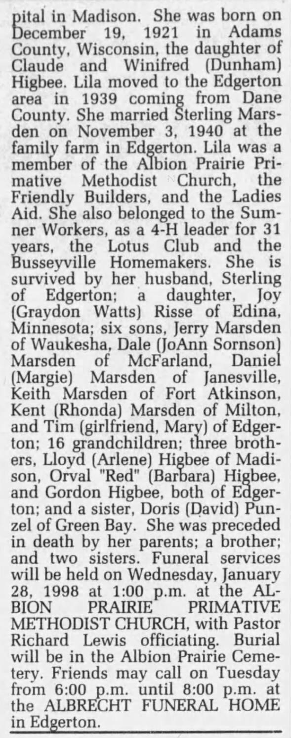 Clipping from Wisconsin State Journal